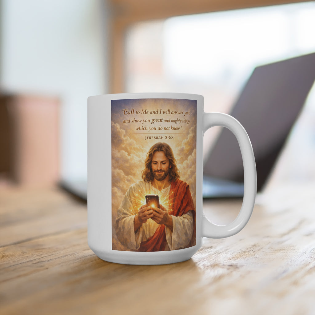 Jeremiah 33:3 coffee mug