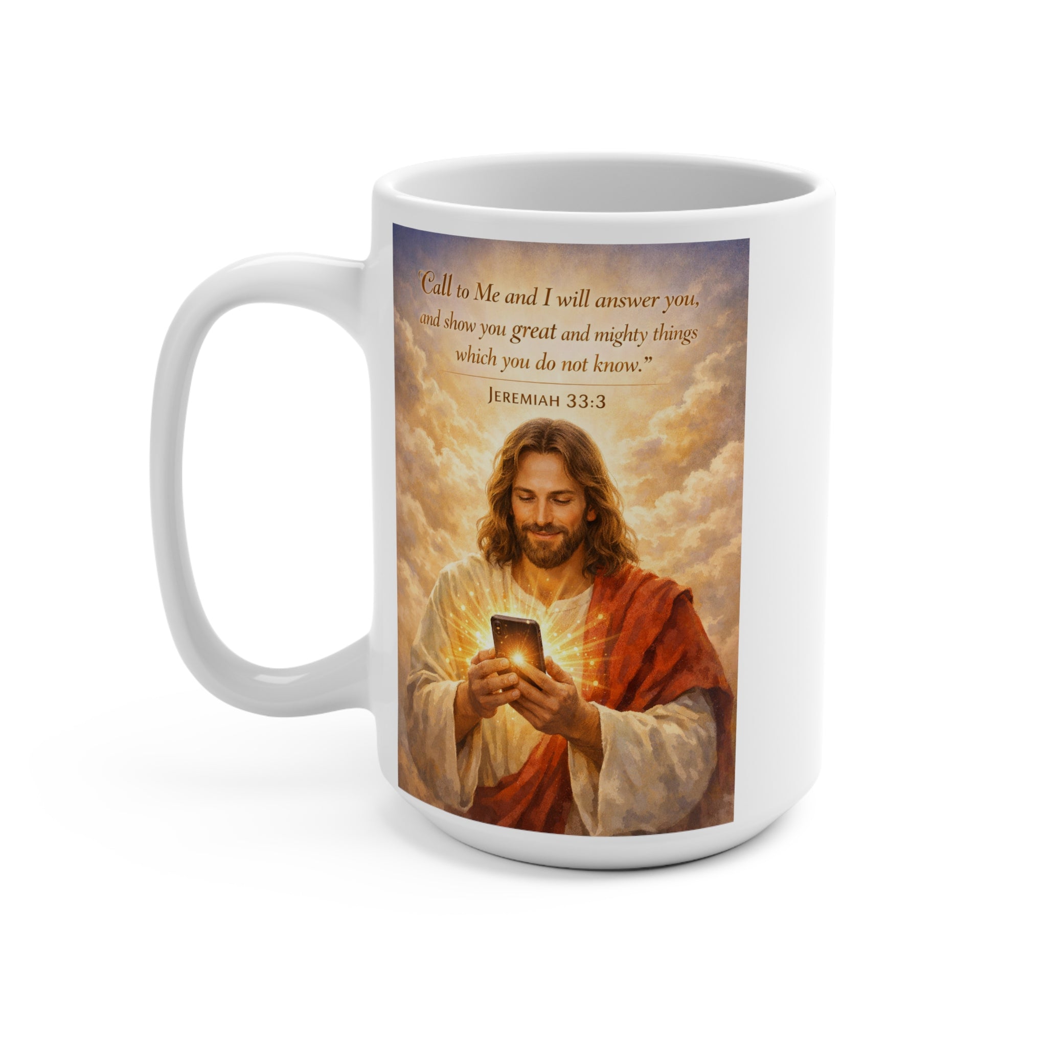 Jeremiah 33:3 coffee mug