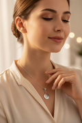 God Helps Us Handle Necklace - Lifestyle
