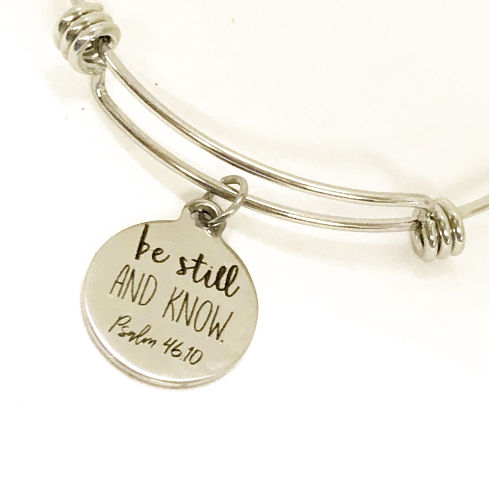 Christian Jewelry, Be Still And Know Jewelry, Psalm 46 10 Bracelet, Scripture Bracelet, Christian Gift, Bible Verse Gift, Scripture Jewelry