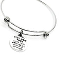 Christian Charm, Give God Your Weakness And He’ll Give You His Strength Bracelet, Christian Jewelry, Christian Gift, Bible Verse Charm