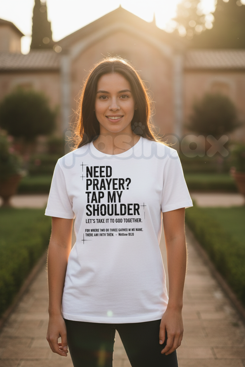 Need Prayer? Tap My Shoulder Lifestyle Image