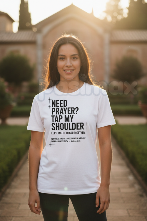 Need Prayer? Tap My Shoulder Lifestyle Image