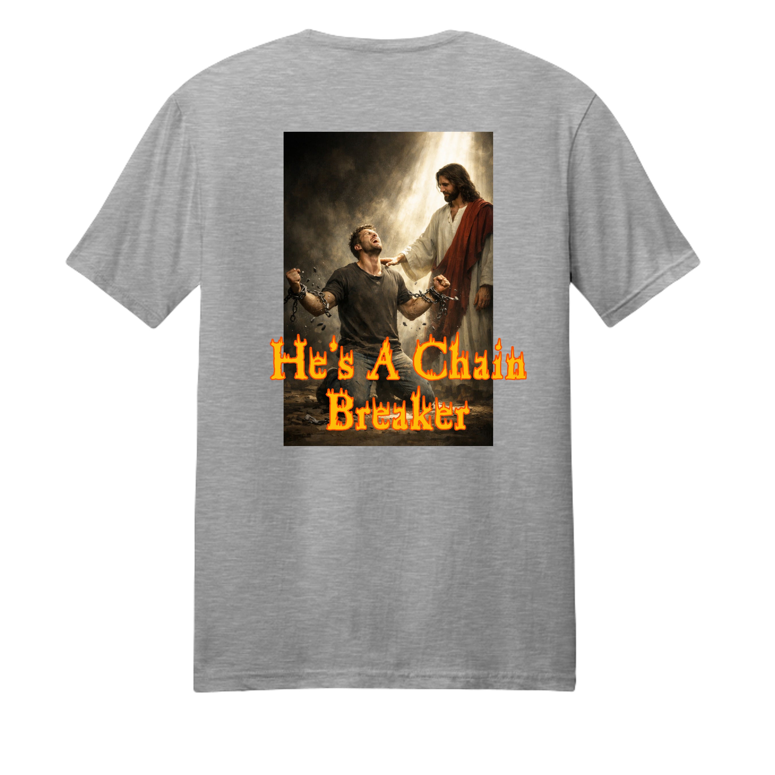 Light Heather Grey - DM108 - BACK
