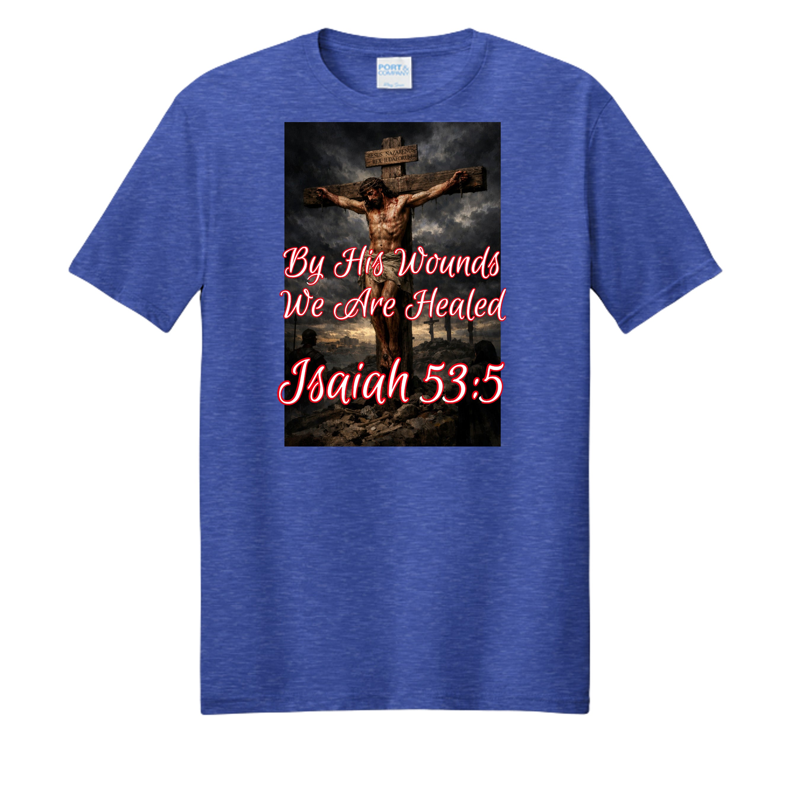 True Royal Heather - PC455 - FRONT