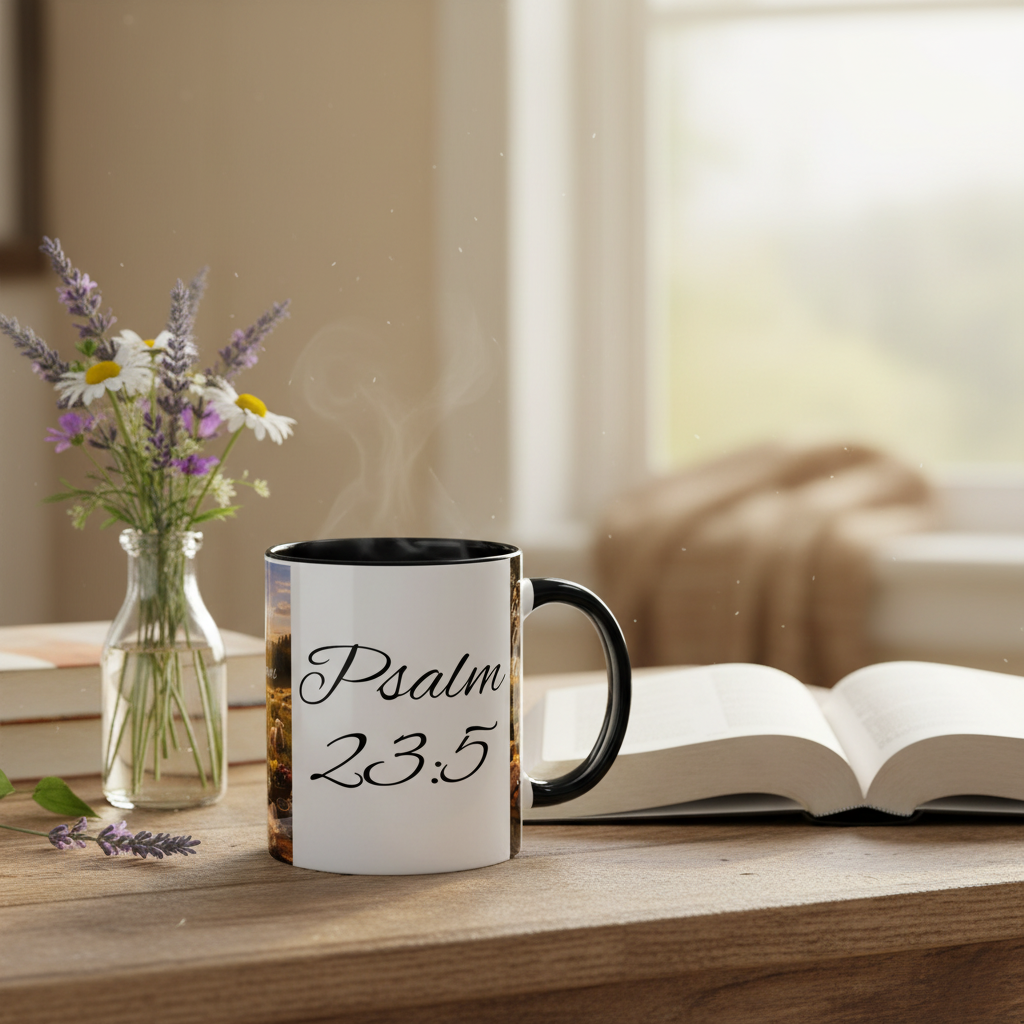 Psalm 23:5 Mug Lifestyle