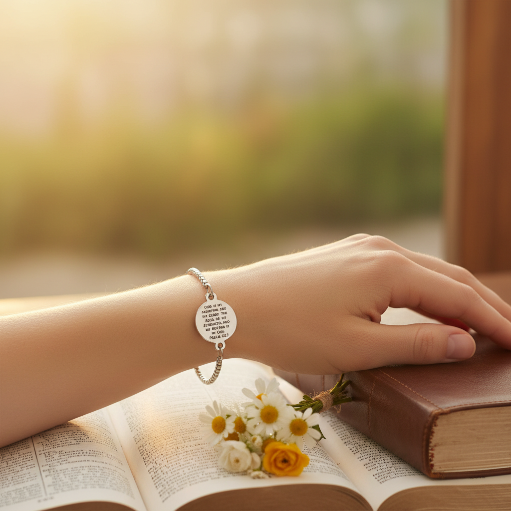 Psalm 62:7 Charm Bracelet - Lifestyle