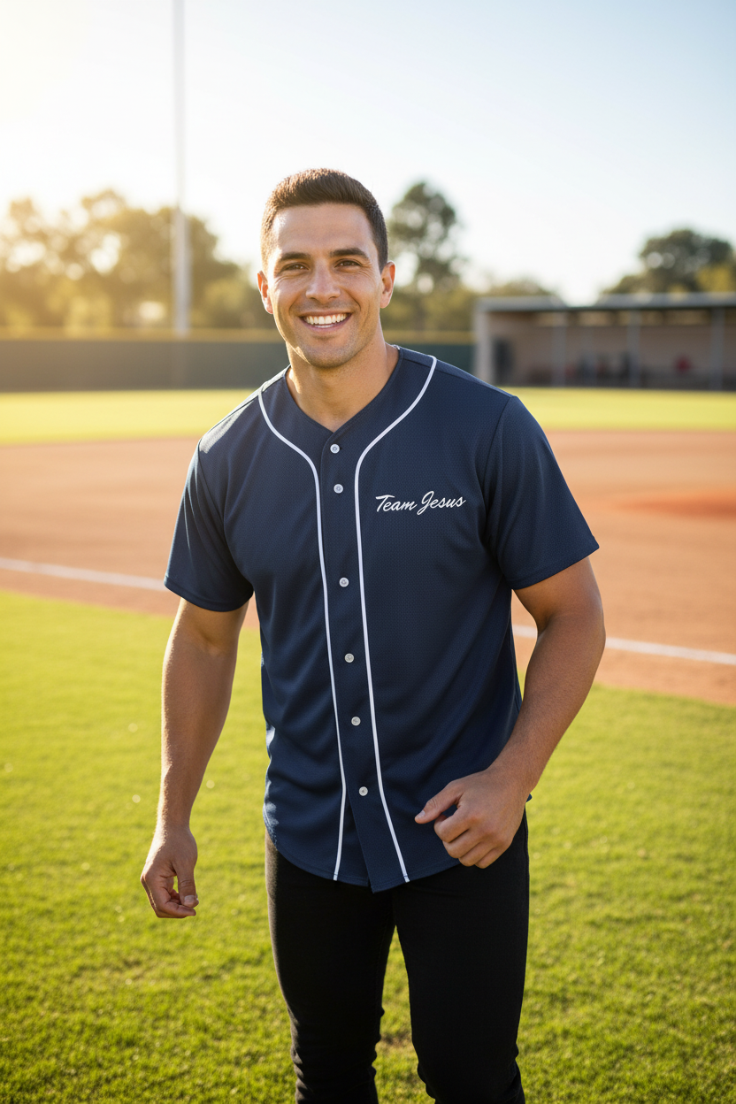 Team Jesus Baseball Jersey - Lifestyle